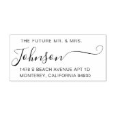 Toekomstige Mr en Mrs Wedding redden de datum Zelfinktende Stempel (Design)