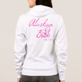 Toekomstige Mrs Alaskan Bride Hoodie (Achterkant)