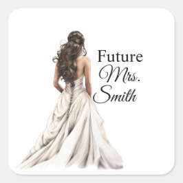 Toekomstige Mrs. Bruid Stickers