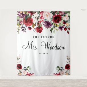 Toekomstige Mrs Bruidsfeest Backdrop Fotohokje Wandkleed