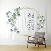 Toekomstige Mrs Bruidsfeest Backdrop Groene Decora Wandkleed (In Situ (horizontaal))