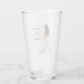 Toekomstige Mrs. Bruidsglas  Glas (Achterkant)