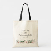 Toekomstige Mrs Bruiloftsscript Voor Huwelijk Brui Tote Bag (Achterkant)