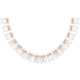 Toekomstige Mrs Bunting Banner Vlaggen Sweet Bloom