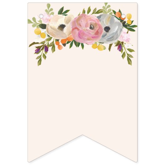 Toekomstige Mrs Bunting Banner Vlaggen Sweet Bloom (Tweede vlag)