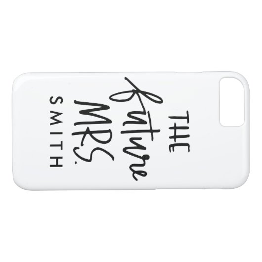 Toekomstige Mrs Custom Phone Case (Achterkant (Horizontaal))