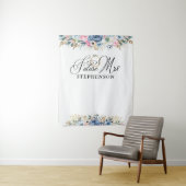 Toekomstige Mrs Floral Bruidsfeest Backdrop Wandkleed (In situ)