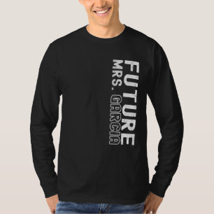 Toekomstige Mrs. Garcia vrijgezellenfeest bruidsfe T-shirt