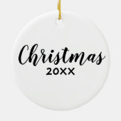 Toekomstige MRS - Gepersonaliseerd verloving cadea Keramisch Ornament (Achterkant)