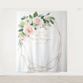 Toekomstige Mrs. Gold Bruidsfeest Backdrop Fotohok Wandkleed (Voorkant)