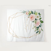 Toekomstige Mrs Gold Bruidsfeest Backdrop Fotohokj Wandkleed (Voorkant (horizontaal))