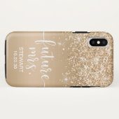 Toekomstige Mrs. Gold Glitter Hoes-Case-Mate iPhon Case-Mate iPhone Case (Achterkant (horizontaal))