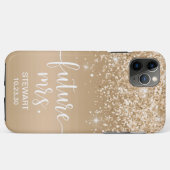 Toekomstige Mrs. Goud Glitter Hoes-Case-Mate iPhon Case-Mate iPhone Case (Achterkant (horizontaal))