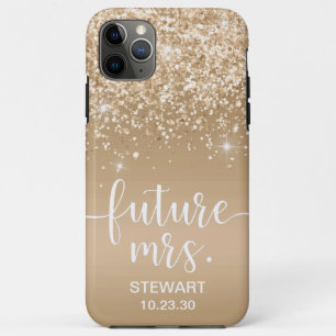 Toekomstige Mrs. Goud Glitter Hoes-Case-Mate iPhon Case-Mate iPhone Case