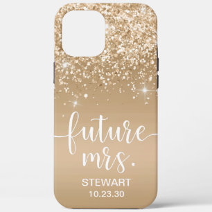 Toekomstige Mrs. Goud Glitter Hoesje Case-Mate iPh