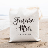 Toekomstige Mrs. gouden handlettering Tote Bag