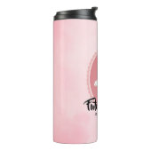 Toekomstige Mrs. met Bride in Wedding Gown Thermosbeker (Gedraaid links)