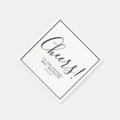 Toekomstige Mrs. Minimal en Chic | bruiloftsservet Servet (Hoek)