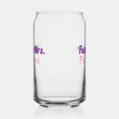 Toekomstige Mrs. Namebride bruiloft bachelorette d Blikvorm Glas (Links)