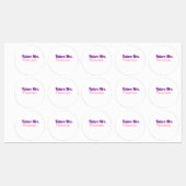Toekomstige Mrs. Namebride bruiloft bachelorette d Labels (Vel)