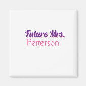 Toekomstige Mrs. Namebride bruiloft bachelorette d Magneet (Voorkant)