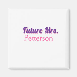 Toekomstige Mrs. Namebride bruiloft bachelorette d Magneet