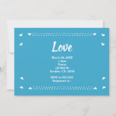 TOEKOMSTIGE MRS Rustiek Blauw Vrijgezellenfeest Fo Kaart (Achterkant)