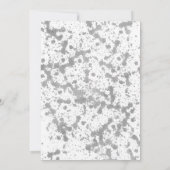 TOEKOMSTIGE MRS Silver White bruids douche uitnodi Kaart (Achterkant)