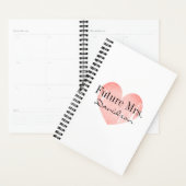 Toekomstige Mrs. spiraal weddingplanner voor bruid Planner (Display)