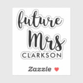 Toekomstige Mrs Sticker (Vel)