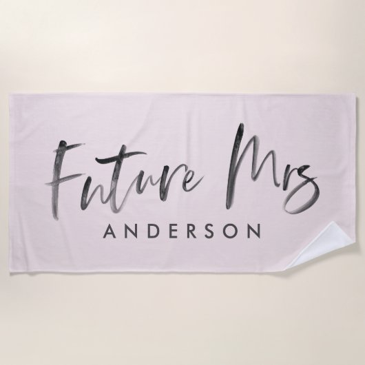 TOEKOMSTIGE MRS... WATERVERF VERLOVING STRANDLAKEN (Voorkant)