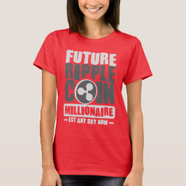 Toekomstige Munten van RIPPLE Millionaire - Verdie T-shirt