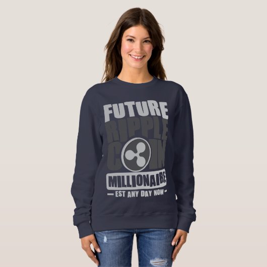Toekomstige Munten van RIPPLE Millionaire - Verdie Trui (Voorkant volledig)