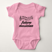 Toekomstige muzikant romper (Voorkant)