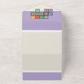 Toekomstige natuurkundige blokken All-in-One uitno All In One Uitnodiging (Buitenkant)