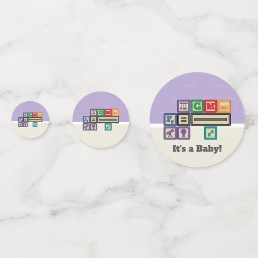 Toekomstige natuurstenen confetti (Achterkanten)