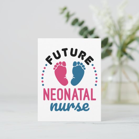 Toekomstige neonatale neonatale neurie preemie NIC Briefkaart (Staand voorkant)