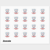 Toekomstige neonatale zwelling ronde sticker (Vel)