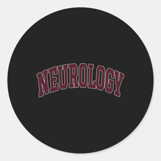 Toekomstige neuroloog Neurochirurg Neurochirurg Ne Ronde Sticker (Voorkant)