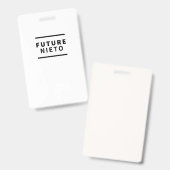 Toekomstige nieto badge (Voor- en achterkant)