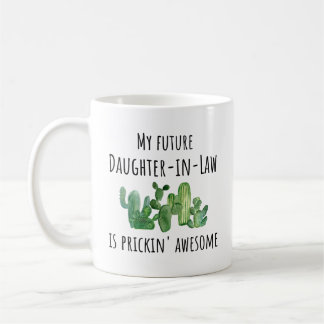Toekomstige nieuwe dochter in de wet koffiemok
