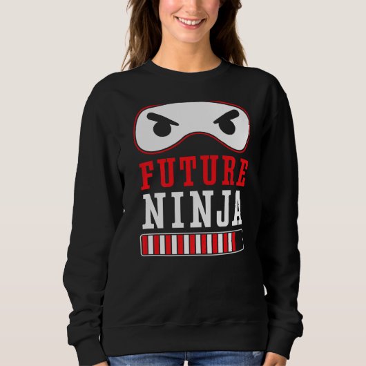 Toekomstige Ninja huurling Shuriken Kunai Shinobi  Trui (Voorkant)