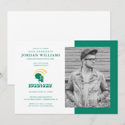 Toekomstige NSU Spartanen afgestudeerd Aankondiging (Voorkant / Achterkant)