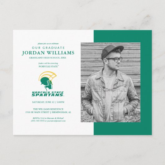 Toekomstige NSU Spartanen afgestudeerd Aankondigingskaart (Voorkant)