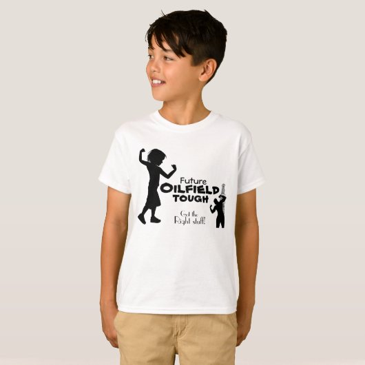 Toekomstige Oilfield Tough T-shirt (Voorkant volledig)