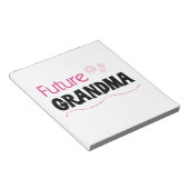 Toekomstige oma geschenken notitieblok (Schuin)