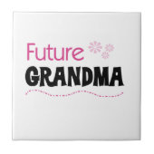 Toekomstige oma geschenken tegeltje (Voorkant)