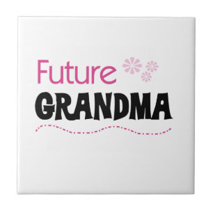 Toekomstige oma geschenken tegeltje