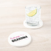 Toekomstige oma geschenken zandsteen onderzetter (Zijkant)