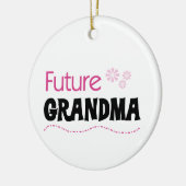 Toekomstige oma Gifts Keramisch Ornament (Links)